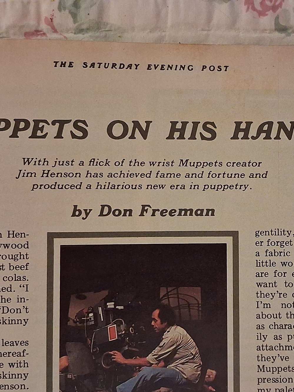 ๐๐ท๐ธThe Saturday Evening Post - November 1979 - The Muppets๐ธ๐ท๐ - Picture 3 of 12